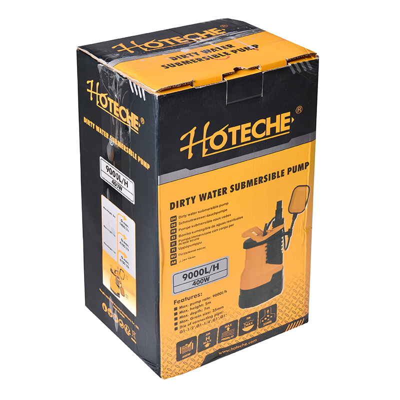 BOMBA SUMERGIBLE DE AGUA SUCIA 400W