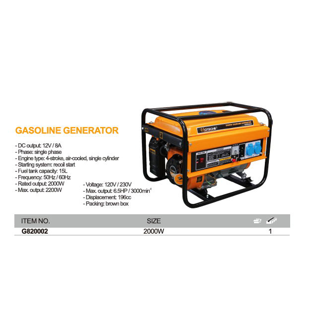 GENERADOR DE GASOLINA